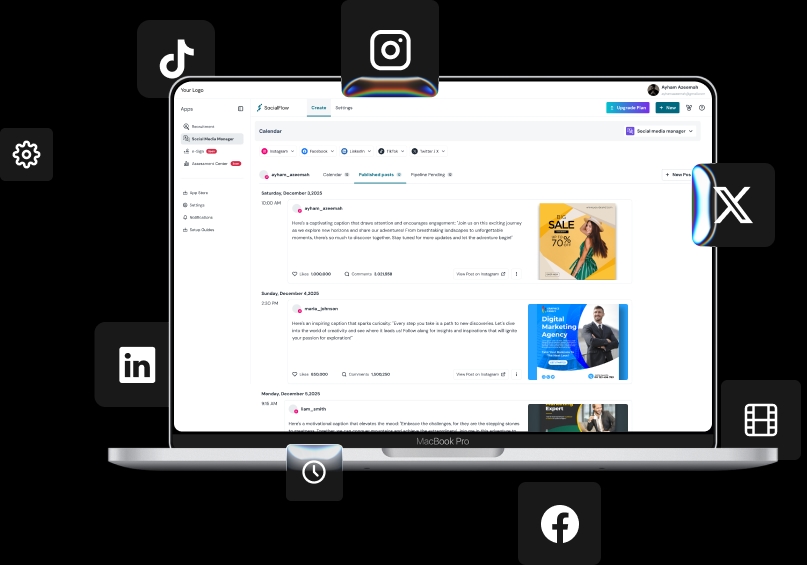 Flowxtra – Social Media Management Platform Social Media Management Platform - Manage all your social channels from one place