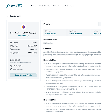 Create and publish free job ads